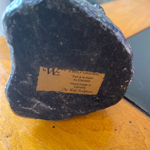 A Wolf Original Sculpture soapstone carving - Picture 8 of 8